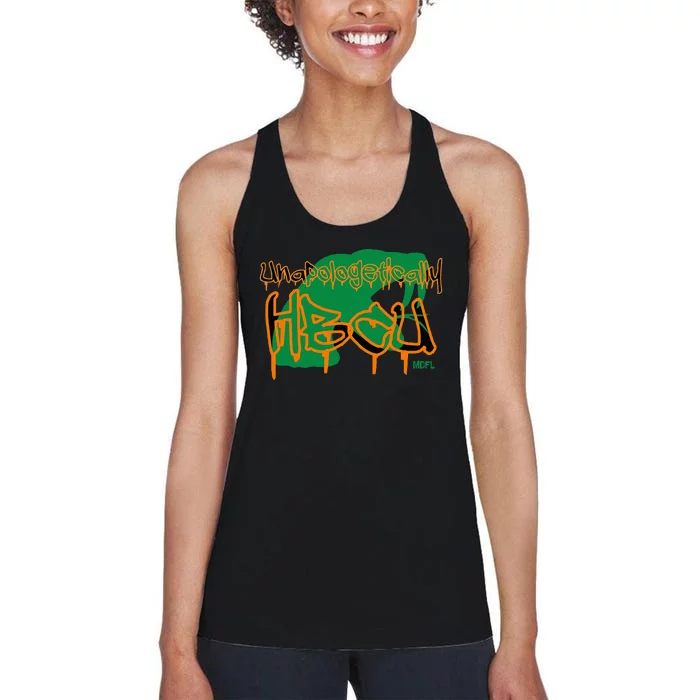 MDFL Designs Unapologetically HBCU FAMU Women's Racerback Tank