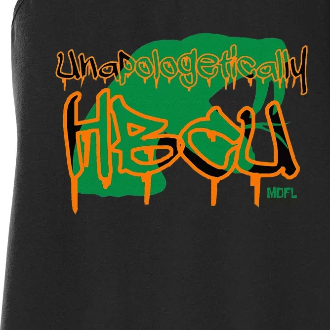 MDFL Designs Unapologetically HBCU FAMU Women's Racerback Tank