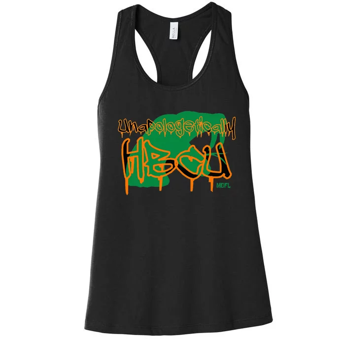 MDFL Designs Unapologetically HBCU FAMU Women's Racerback Tank