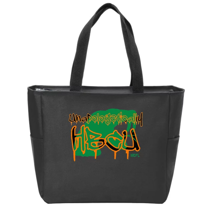 MDFL Designs Unapologetically HBCU FAMU Zip Tote Bag