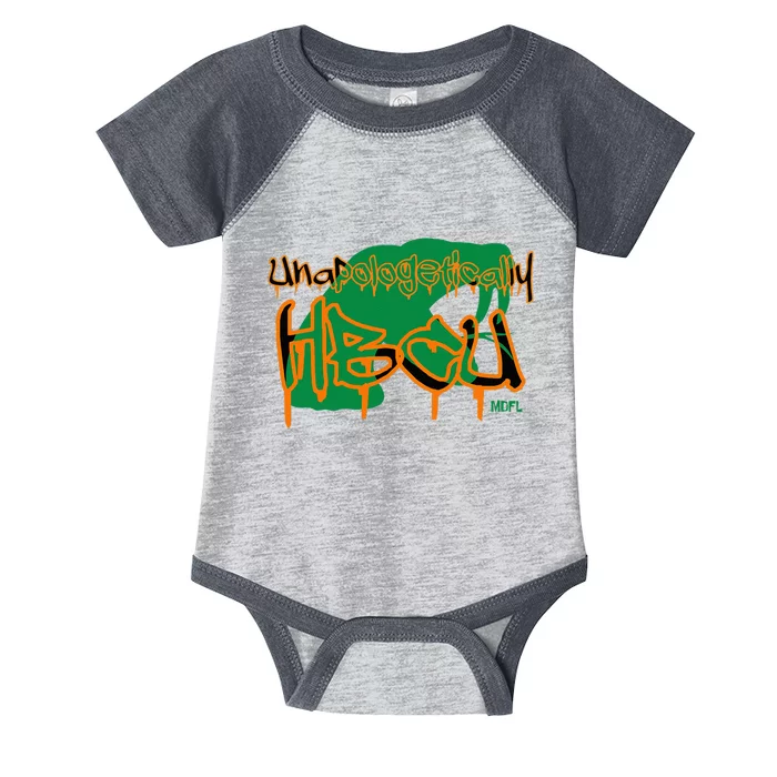 MDFL Designs Unapologetically HBCU FAMU Infant Baby Jersey Bodysuit