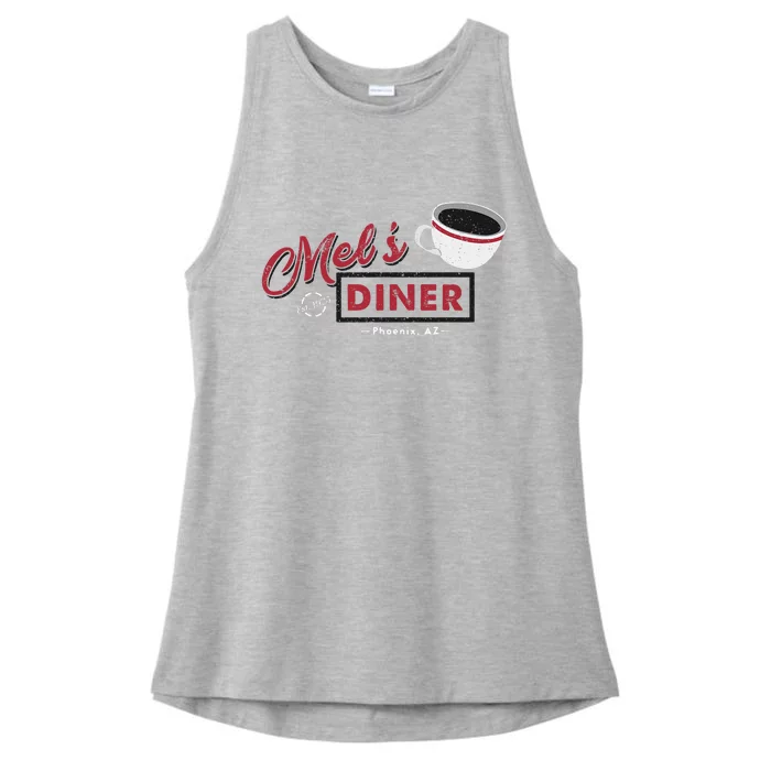 Mels Diner U.N.I.S.E.X Super Ladies Tri-Blend Wicking Tank