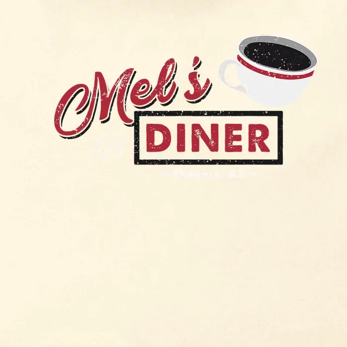 Mels Diner U.N.I.S.E.X Super Zip Tote Bag