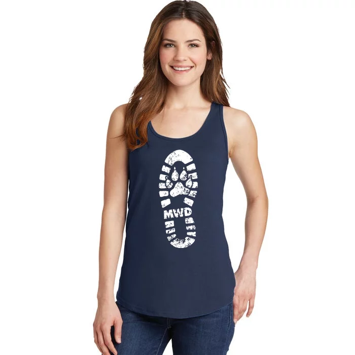 Military Dog Veterans Day Ladies Essential Tank