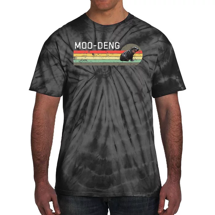 Moo Deng Vintage Tie-Dye T-Shirt