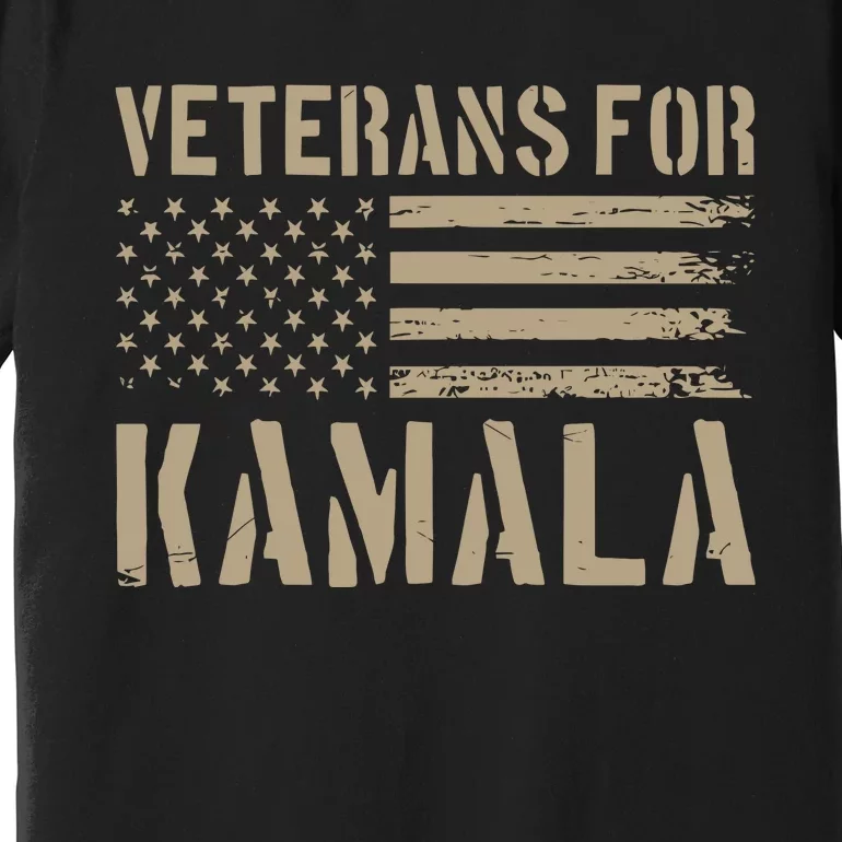 Moe Davis Veterans For Kamala Harris 2024 Premium T-Shirt