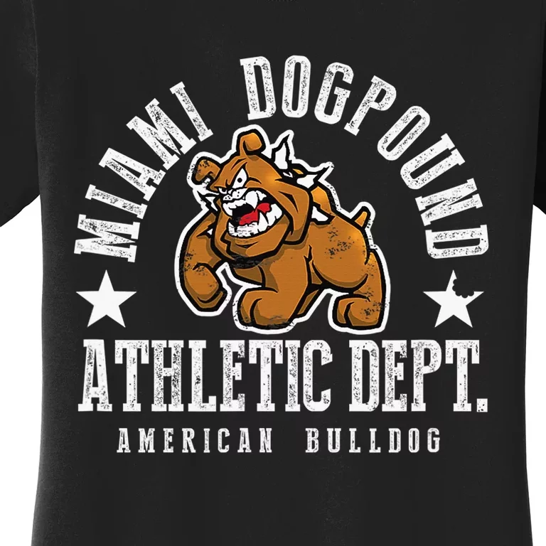 MIAMI Dogpound Workout Excercise Lover Dog Owner Women's T-Shirt