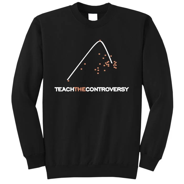 Matt Darling Wearing Teach The Controversy Tall Sweatshirt