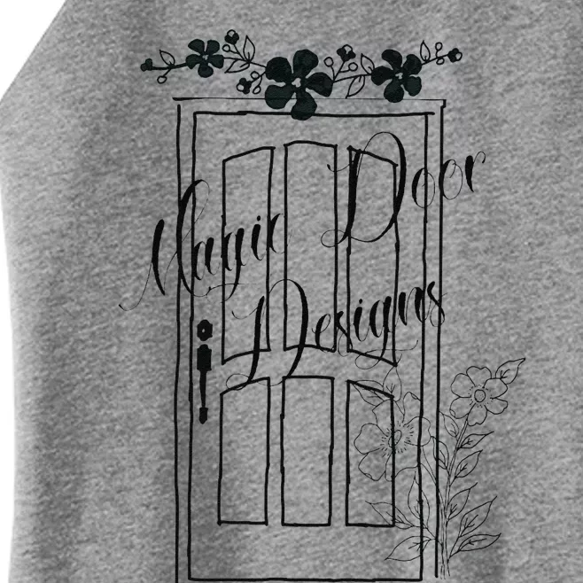 Magic Door With Flowers Women’s Perfect Tri Rocker Tank