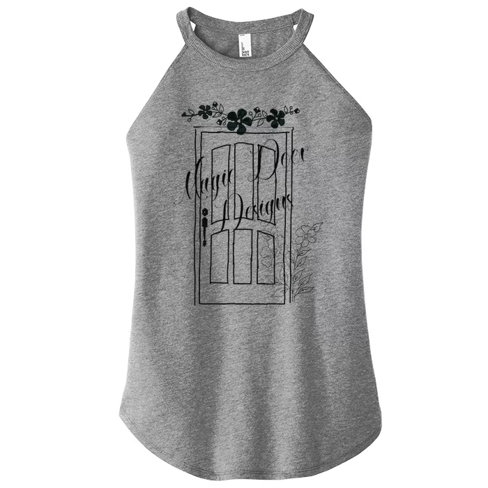 Magic Door With Flowers Women’s Perfect Tri Rocker Tank