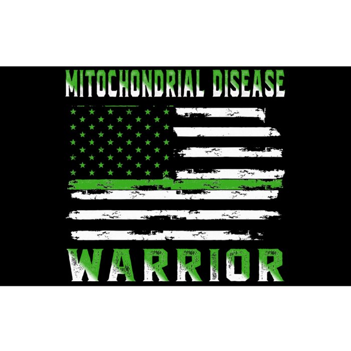 Mitochondrial Disease Warrior USA Flag United States Flag Bumper Sticker