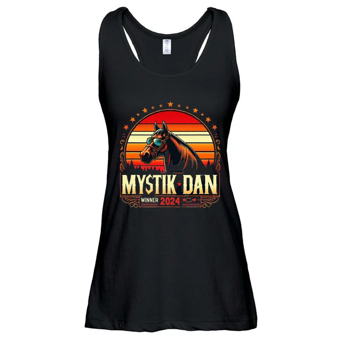 Mystik Dan Winner 2024 Funny Retro Ladies Essential Flowy Tank