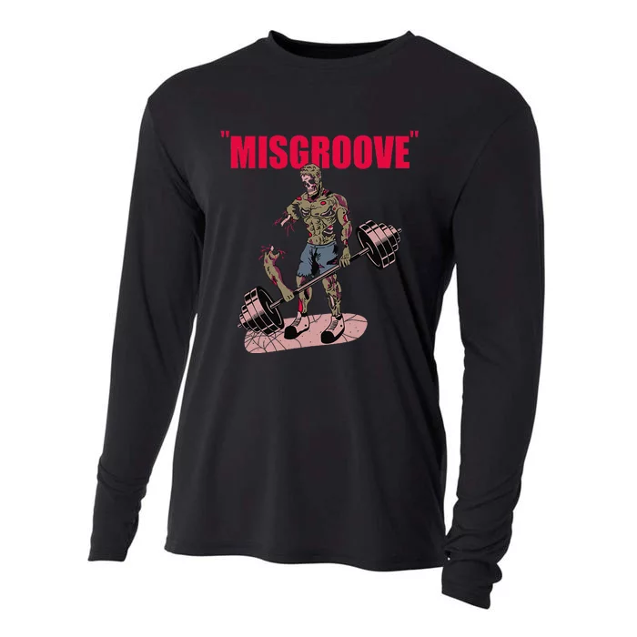 Misgroove Deadlift Weightlifting Bodybuilding Gym Fitness Cooling Performance Long Sleeve Crew