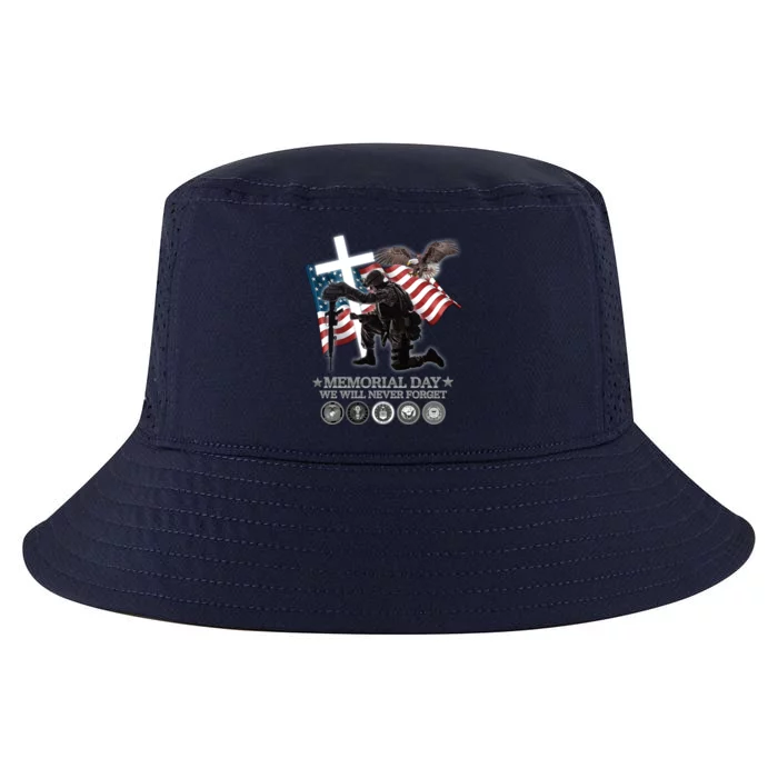 Memorial Day We Will Never Forget Cool Comfort Performance Bucket Hat