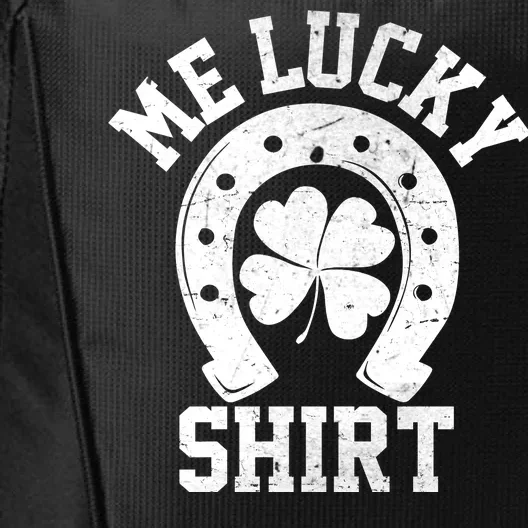 Me Lucky Shirt Horseshoe City Backpack