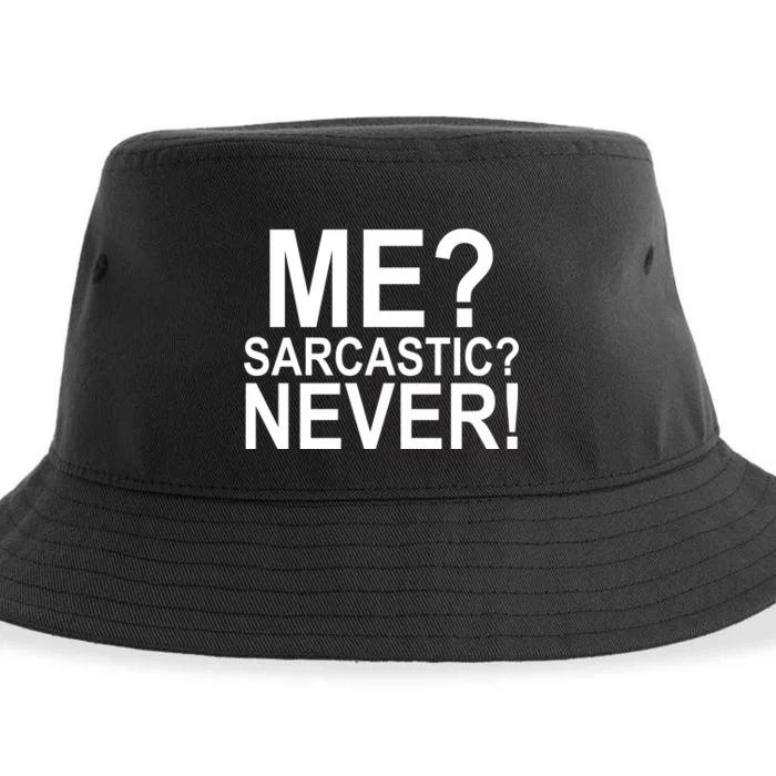 Me Sarcastic Never Funny Sustainable Bucket Hat