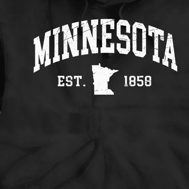 Minnesota Est. 1858 Tie Dye Hoodie