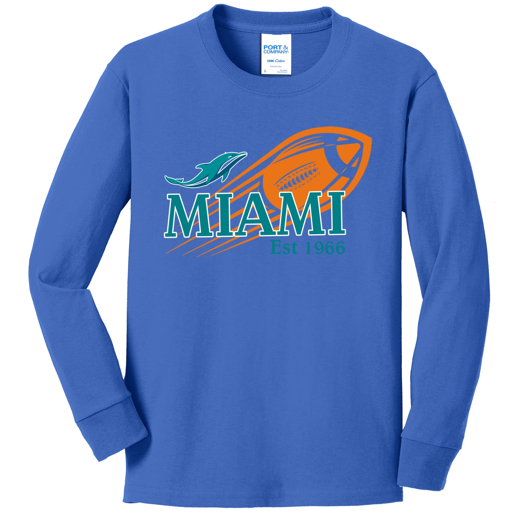 Miami Dolphins Merch Apparel Miami Dolphins 1966 Logo T Shirt