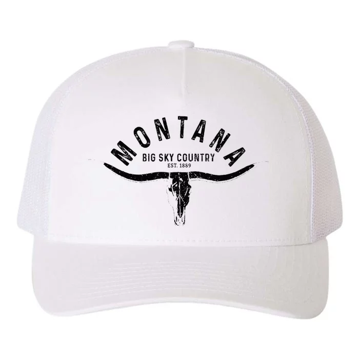 Montana Est. 1889 Vintage Gift Yupoong Adult 5-Panel Trucker Hat