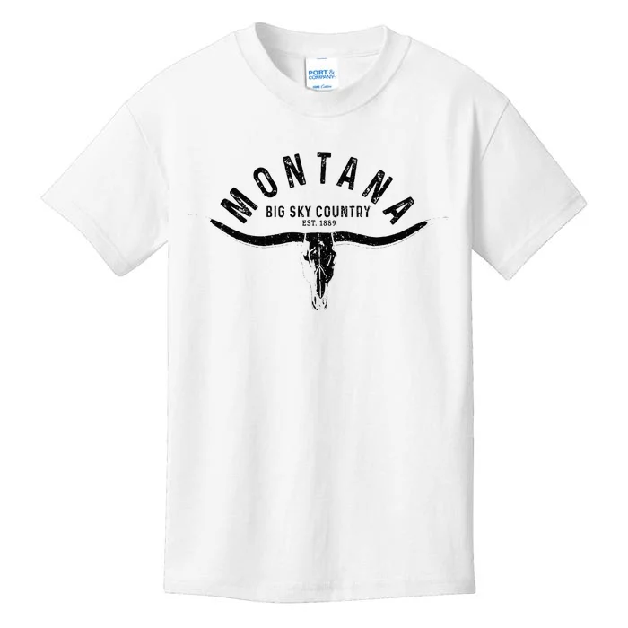 Montana Est. 1889 Vintage Gift Kids T-Shirt