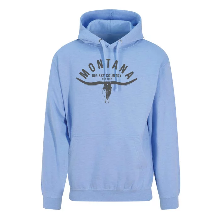 Montana Est 1889 Vintage Gift Unisex Surf Hoodie