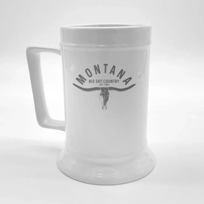 Montana Est 1889 Vintage Gift Front & Back Beer Stein