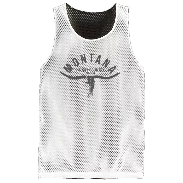 Montana Est 1889 Vintage Gift Mesh Reversible Basketball Jersey Tank