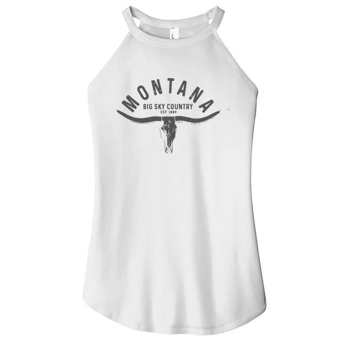 Montana Est 1889 Vintage Gift Women’s Perfect Tri Rocker Tank