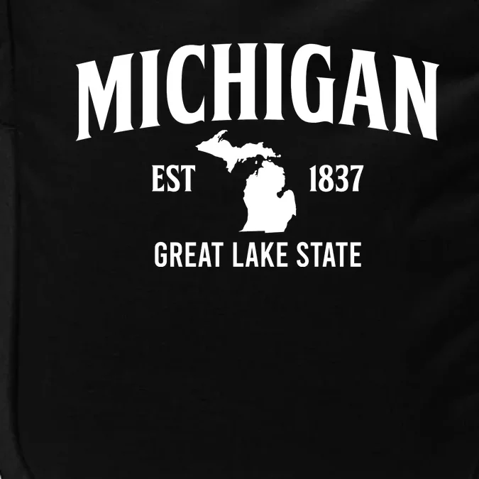 Michigan Est 1837 Great Lake State MI Pride USA Impact Tech Backpack