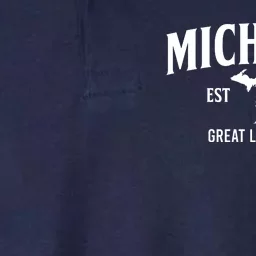 Michigan Est 1837 Great Lake State MI Pride USA Softstyle Adult Sport Polo