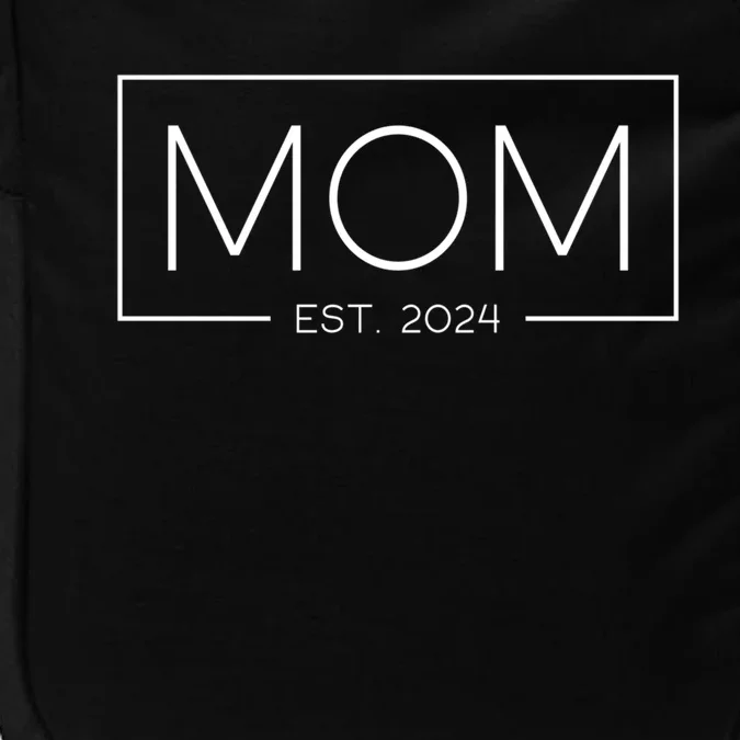 Mom Est 2024 Expect 2024 Mother 2024 New Mom 2024 Great Gift Impact Tech Backpack