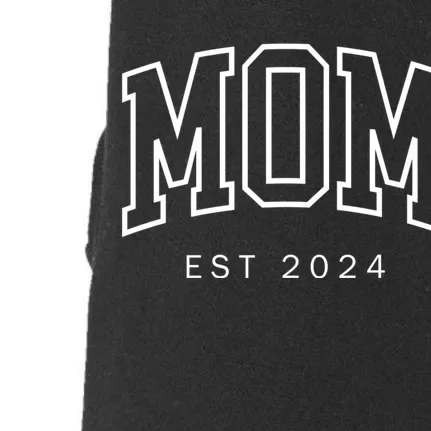 Mom Est 2024 New Mom Mama Mommy Happy MotherS Day Doggie 3-End Fleece Hoodie