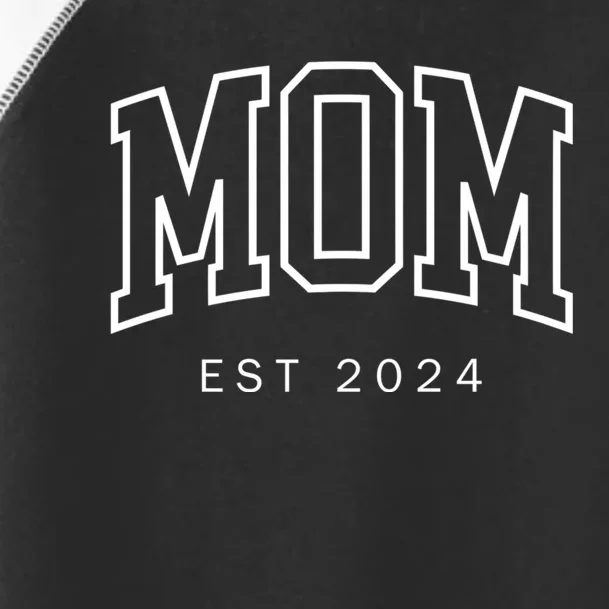 Mom Est 2024 New Mom Mama Mommy Happy MotherS Day Toddler Fine Jersey T-Shirt