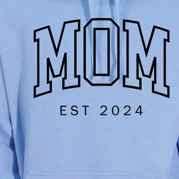 Mom Est 2024 New Mom Mama Mommy Happy MotherS Day Unisex Surf Hoodie