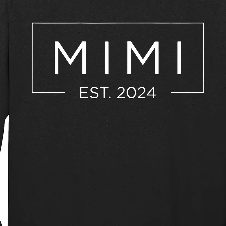 Mimi Est 2024 Soon To Be Grandma Pregnancy Announcement Long Sleeve Shirt