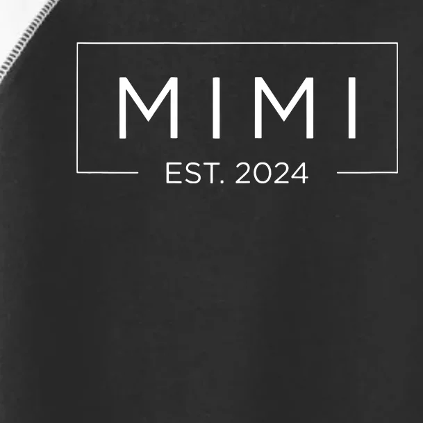 Mimi Est 2024 Soon To Be Grandma Pregnancy Announcement Toddler Fine Jersey T-Shirt