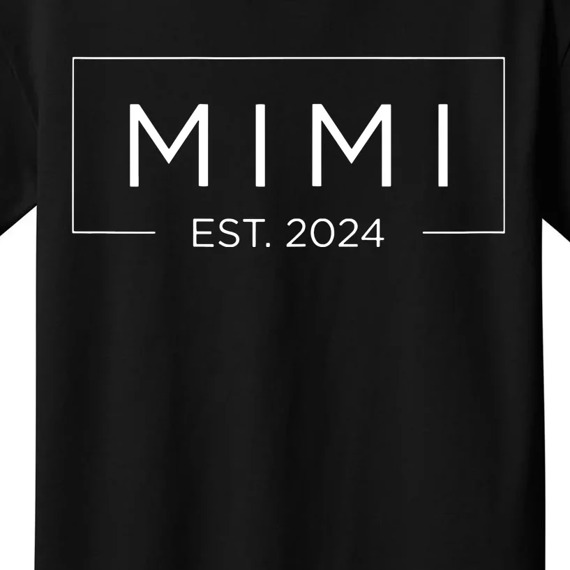 Mimi Est 2024 Soon To Be Grandma Pregnancy Announcement Kids T-Shirt