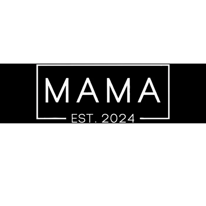 Mama Est 2024 Promoted To Mommy Mothers Day Mom 2024 Bumper Sticker