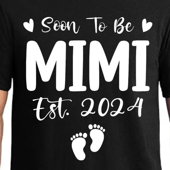 Mimi Est 2024 Soon To Be Mimi Funny Pregnancy Announcement Pajama Set