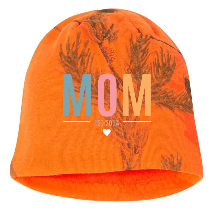 Mom Est 2024 Expect Baby 2024 Mother 2024 New Mama Mommy Kati - Camo Knit Beanie