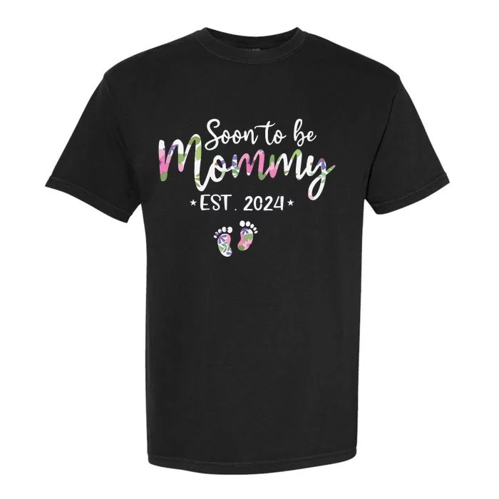 Mom Est 2024 Expect Baby 2024 Mother 2024 New Mom 2024 Garment-Dyed Heavyweight T-Shirt