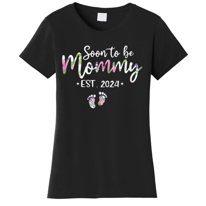 Mom Est 2024 Expect Baby 2024 Mother 2024 New Mom 2024 Women's T-Shirt ...