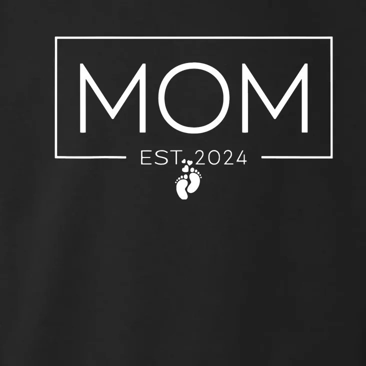 Mom Est 2024 Expect Baby 2024 Mother 2024 New Mom 2024 Toddler Hoodie