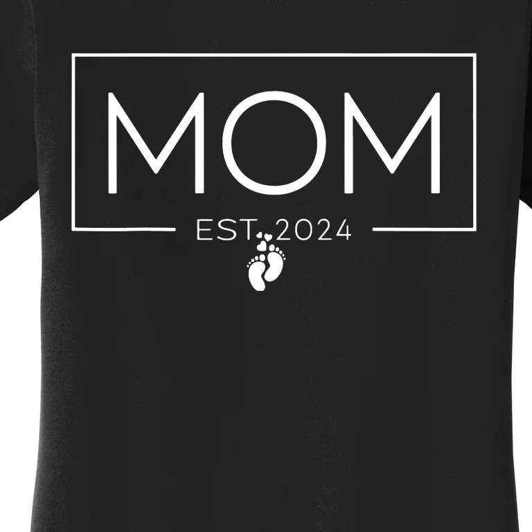 Mom Est 2024 Expect Baby 2024 Mother 2024 New Mom 2024 Women's T-Shirt