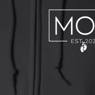 Mom Est 2024 Expect Baby 2024 Mother 2024 New Mom 2024 Full Zip Hoodie