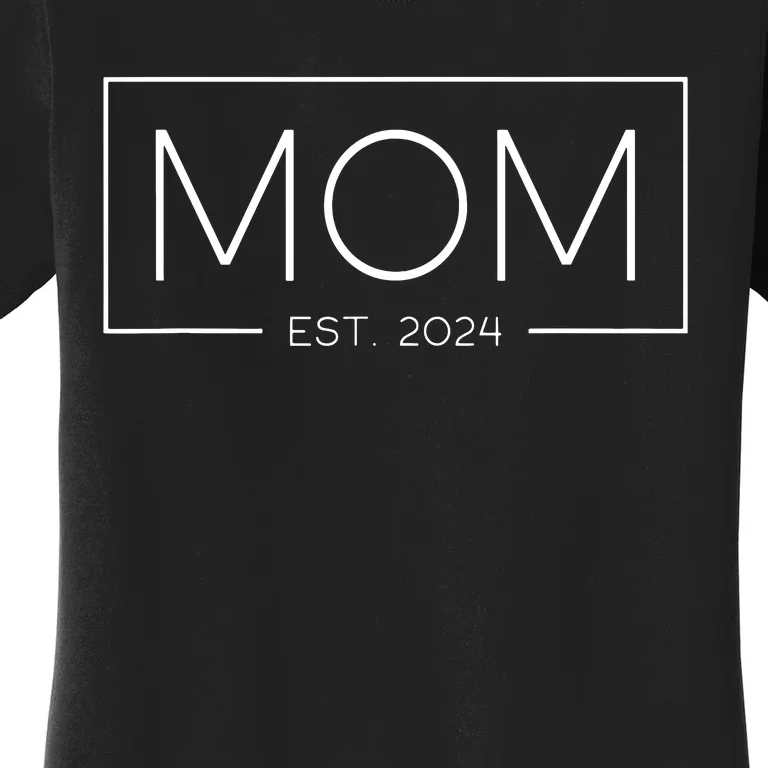 Mom Est 2024 Expect Baby 2024 Mother 2024 New Mom 2024 Women's TShirt
