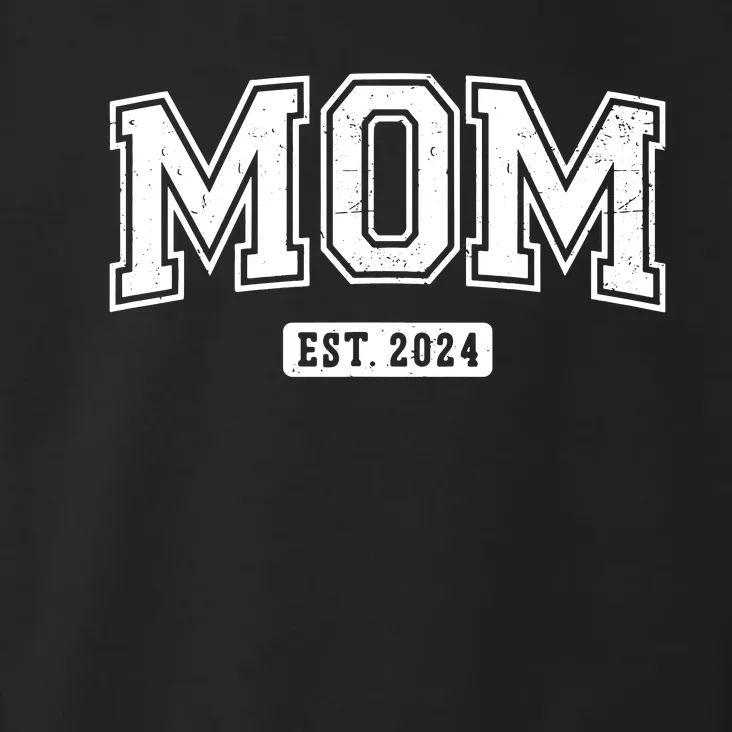 Mom Est 2024 Expect Baby 2024 Mothers Day New Mom 2024 Toddler Hoodie