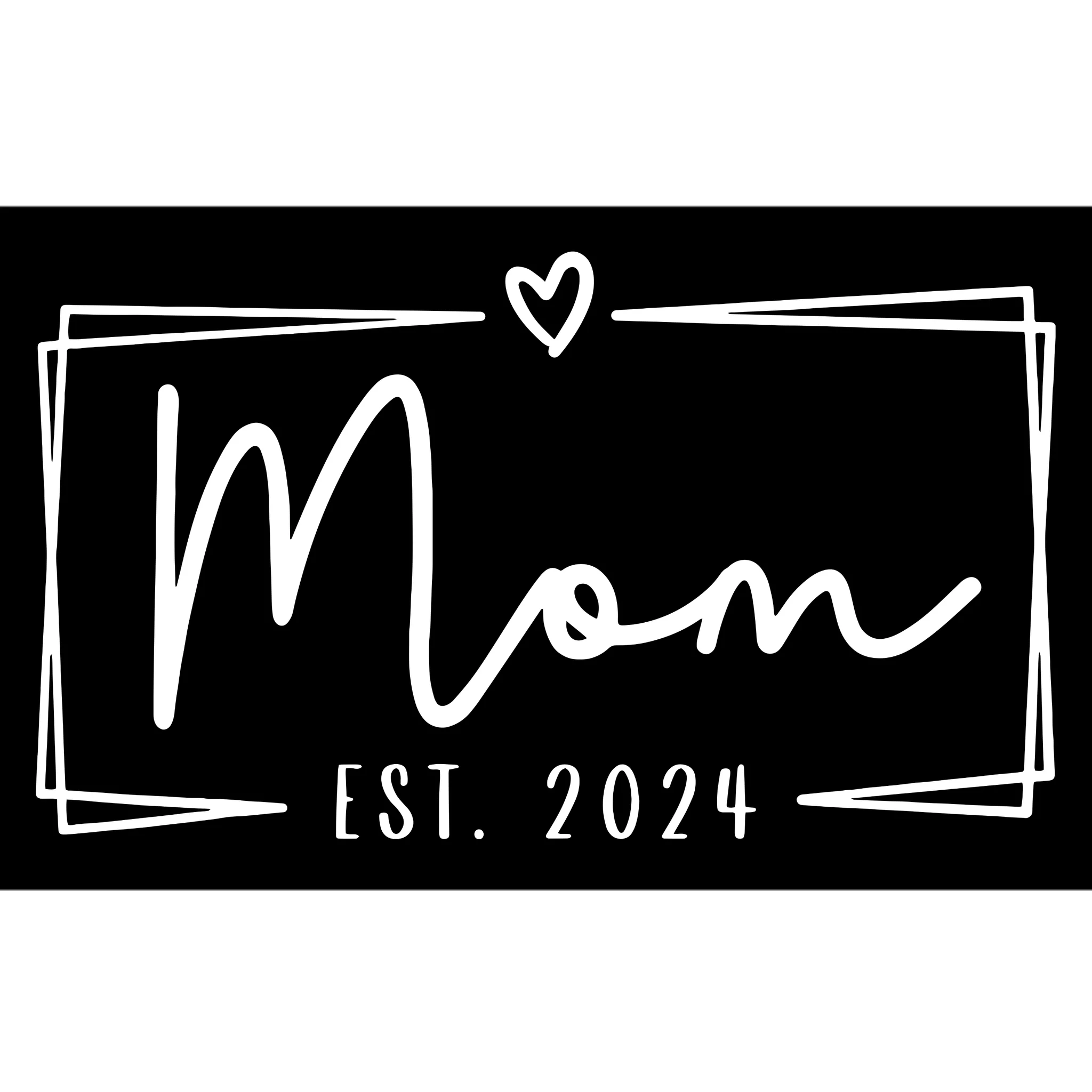 Mom Est 2024 Expect Baby 2024 Mother 2024 New Mom 2024 Bumper Sticker   Me26547857 Mom Est 2024 Expect Baby 2024 Mother 2024 New Mom 2024  Black Bump Back.webp