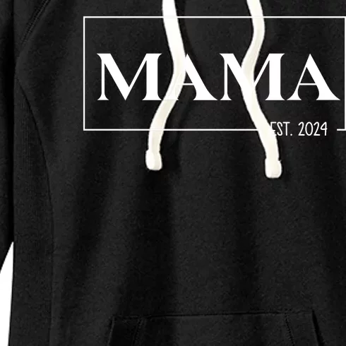 Mama Est 2024 Mothers Day Gift Women's Fleece Hoodie