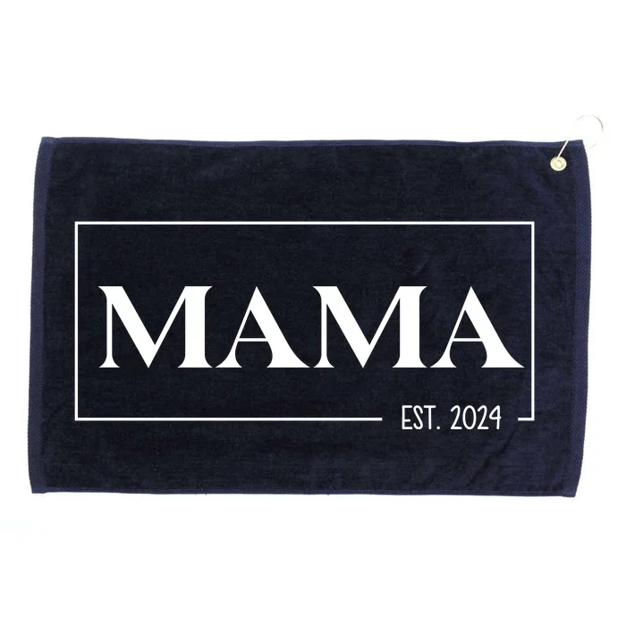 Mama Est 2024 Mothers Day Gift Grommeted Golf Towel